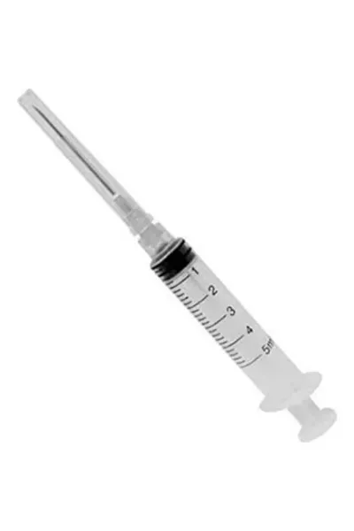 Tıbset Enjektör 3 Parça 5 cc Siyah